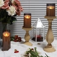 thumbnail image 4 of NURADA Flameless Candles with Remote Timer: 3D Wick Battery Operated Led Pillar Candle Unbreakable Acrylic Fake Candle Set for Hom, 4 of 6