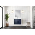 thumbnail image 4 of 24 in. Compatible Navy Blue Vanity | Bathroom Storage and Mirror Solution | Hassle-Free Assembly Experience, 4 of 5