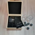 thumbnail image 4 of MANNYA Whisky Stones Gift Set Reusable Whisky Ice Cubes Glasses Whiskey Rocks Cooling Stones Wooden Gift Box Best Gifts for Men, 4 of 9
