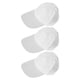thumbnail image 4 of 3 gorras de béisbol de algodón puro con visera, ajustables, de color liso, para manualidades de grafiti (blanco), 4 of 7