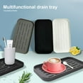 thumbnail image 2 of ENJOYW Storage Tray Drain Multifunction Silicone Heat-resistant Kitchen Sink Tray for Kitchen Storage Tray, 2 of 7