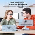 thumbnail image 4 of TETSELF 2 PCS AI-powered Bluetooth Glasses: Translate 150+ Languages, Hands-Free Calling, HD Sound, 35g Lightweight Unisex Design, Long Battery Life, 4 of 7
