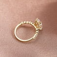 thumbnail image 4 of Hitanshu Jewels Oval Cut Cubic Zirconia Women's Gorgeous Engagement Ring 14k Yellow Gold Finish, 4 of 6