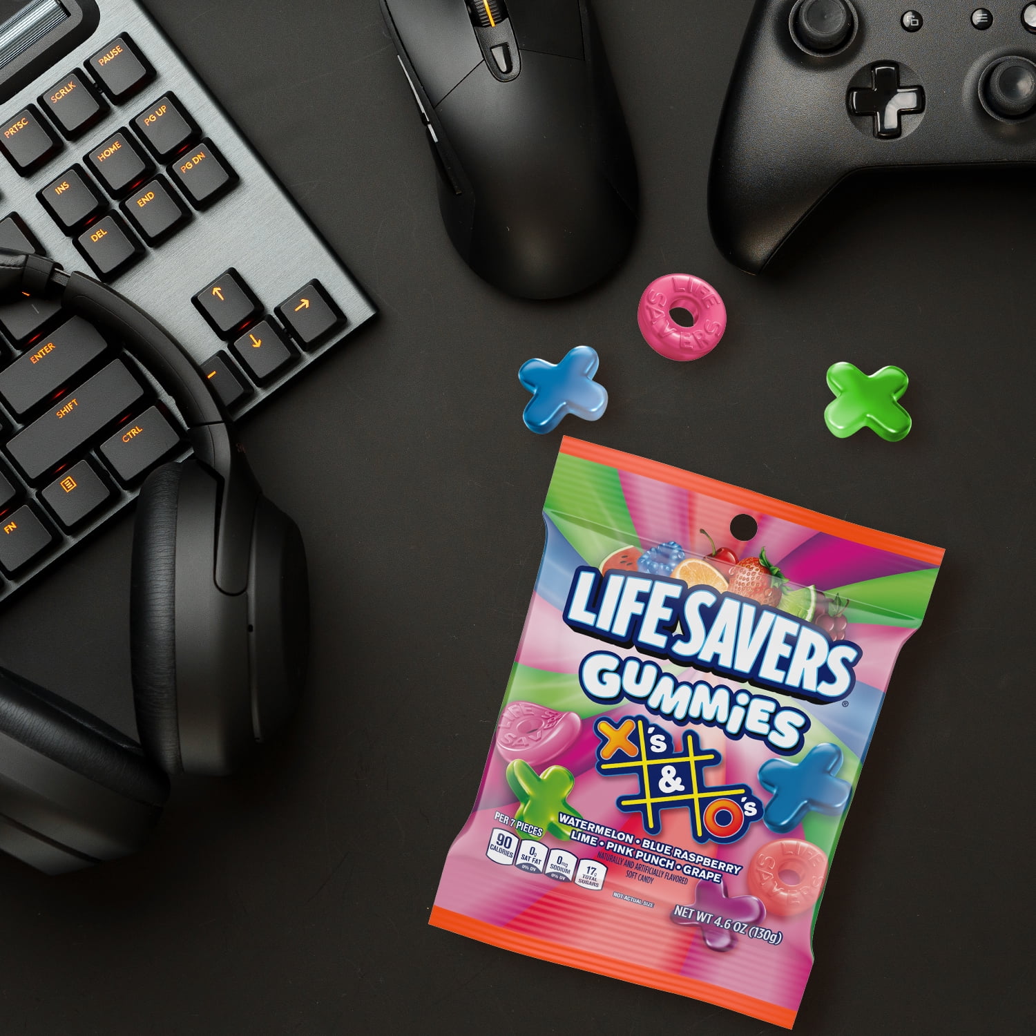 Life Savers Gummies X's & O's Gummy Candy - 4.6 oz Bag