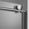 thumbnail image 2 of Serene Valley 66 x 74 In Square Rail Frameless Sliding Shower Door, Chrome, 2 of 8
