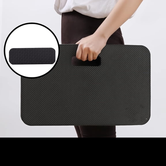 Extra Thick Kneeling Pad, Comfortable Knee Pad Cushion, Extra Large Foam Kneeler Mat for Gardening, Bath, Workout, Exercise & Yoga, Mechanic, Black