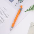 thumbnail image 3 of HAOAN Ballpoint Pen with Stylus Tip  Soft Touch Click Metal Pen  1.0mm Medium Point  Black Ink  10 Count, 3 of 5