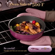 CAROTE 20 Pcs Nonstick Cookware Sets, Pots and Pans Set with Detachable Handles, Oven Safe, Induction Cookware, Stackable Kitchen Cooking Set, Ultra Violet