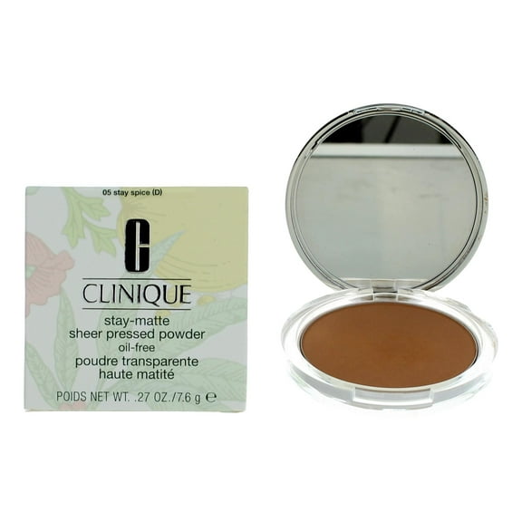 Stay-Matte Sheer Pressed Powder - 05 Stay Spice by Clinique for Women - 0.27 oz Powder