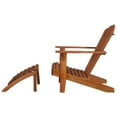 thumbnail image 5 of vidaXL Garden Adirondack Chair with Footrest Solid Acacia Wood, 5 of 5