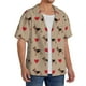 thumbnail image 2 of Fotbe German Shepherd Dog Camisa Estampada de Manga Corta para Hombre, Casual de Verano, Estilo Playero, Sin Arrugas-3X-Large, 2 of 5