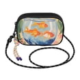 thumbnail image 2 of FORMRS Mini Crossbody Bag for Women Adjustable Shoulder Rope Travel Casual Phone Purse, Blue Goldfish Bowl, 2 of 7