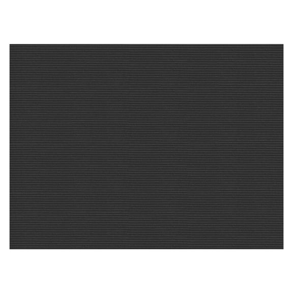 StepGuard Black 3 ft. x 4 ft. 4mm Ribbed Rubber Floor Mat