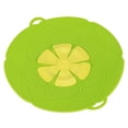 thumbnail image 3 of 28CM Anti Overflow Dustproof Spill Stopper Silicone Pot Lid Cover Kitchen Cooking Tools(Green ), 3 of 8