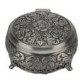 thumbnail image 2 of Vintage Jewelry Box, Keepsake Box Rustproof Fadeless Zinc Alloy Vintage Style  For Rings, 2 of 8
