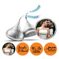 thumbnail image 1 of Darling Souvenir Custom Photo Wedding Stickers Candy Chocolate Labels 190 Pcs-Orange, 1 of 2