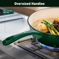 thumbnail image 3 of Sophia & William 7 Pieces Enameled Cast Iron Nonstick Cookware Set, Emerald, 3 of 8
