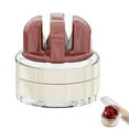 thumbnail image 1 of Kitchen Knife Sharpener with Suction Base for Hands Free Pocket Knife,Easy to Use Sharpening Tool,Multi-Angle Pocket Knives Sharpener Suitable for Cleaver,Fruit Knives,Scissors, 1 of 8
