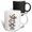 Multicolor, variant on 3drose, Cute Circus Zebra Illustration, 15oz Mug