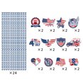 thumbnail image 6 of 4th of July Prep DYTTDG 24PCS Independence Day Themed Letter Water Cup Decorations Disposable Paper Straws Party Decoration Party Supplies, 6 of 9