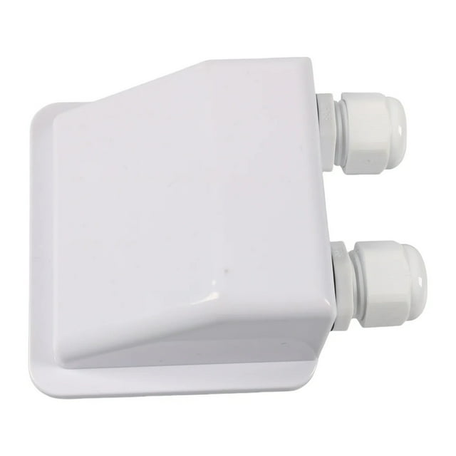 Support de Caravane RV Double Fil Gland Box Câble d'Entrée de Toit Connecteur Support Accessoires de Véhicule Récréatif RV Yacht Voiture, Facile à Utiliser