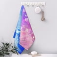 thumbnail image 6 of YFYANG Absorbent Towel, Soft Skin-Friendly Blue Dream Feather Washcloth Bath Towel, Suitable for All Skin, 27.5 x 16-inch, 6 of 7