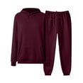 thumbnail image 4 of Women's Oversized Hoodie & Sweatpants Set - Cozy Matching Loungewear Tracksuit with Kangaroo Pocket, 4 of 6