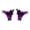 Purple, variant on Womens Gloves Feather Decorative Carnival Party Accessories Masquerade Show Winter Gloves