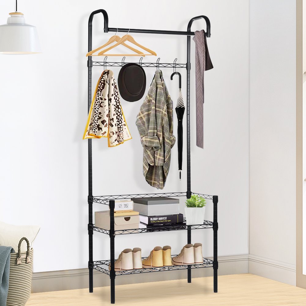 57 White Hat stand and shoe rack for Mens