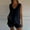 Blue, variant on GILIGEGE Linen Sets for Women 2 Piece Summer 2 Piece Outfits for Women Round Neck Sleeveless Outfit Back Hollow Lace Cotton Linen Clothing Lounge Beach Vacation Two Piece Outfits Tracksuits