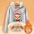 thumbnail image 2 of QHFBli Chandail à Capuche de Noël pour Femmes, Chandail-Over Chaud et Confortable à Manches Longues, 2 of 4