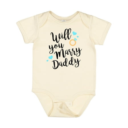 

Inktastic Will You Marry Daddy-ring Gift Baby Boy or Baby Girl Bodysuit
