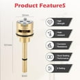thumbnail image 2 of RP51919 6 Setting Diverter Cartridge for Delta Faucet Valve Body Integrated and Individual Diverter Trims R11000 and R22000, Faucet Replacement Part, Brass & No Leakage (RP51919), 2 of 5
