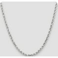 thumbnail image 2 of 14K White Gold 4.5mm D/C Rope With Lobster Clasp Chain (20 X 4.5) Made In Peru 035w-20, 2 of 5