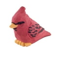 thumbnail image 4 of Cardinal Bird Wood Figurine - Miniature Handmade Red Art Carved Small Animals Collectible Memorial Gift, 4 of 4