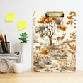 thumbnail image 2 of FORMRS Acrylic Clipboard with Low Profile Clip Standard A4 Letter Size, 12.5" x 9", Forest Pattern, 2 of 8