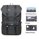 thumbnail image 3 of KAUKKO Mochila de viaje para computadora portátil, mochila para exteriores para computadora portátil de 15.6 pulgadas (18-Verde ) KAUKKO EP5-18-army green, 3 of 5