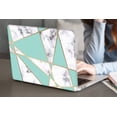 thumbnail image 1 of KSK KAISHEK Hard Shell Case Compatible MacBook Pro 16"( XDR Display & Touch ID, 2021/2022/2023) + Black Keyboard Cover Model A2780 A2485, Type C Marble 43, 1 of 5