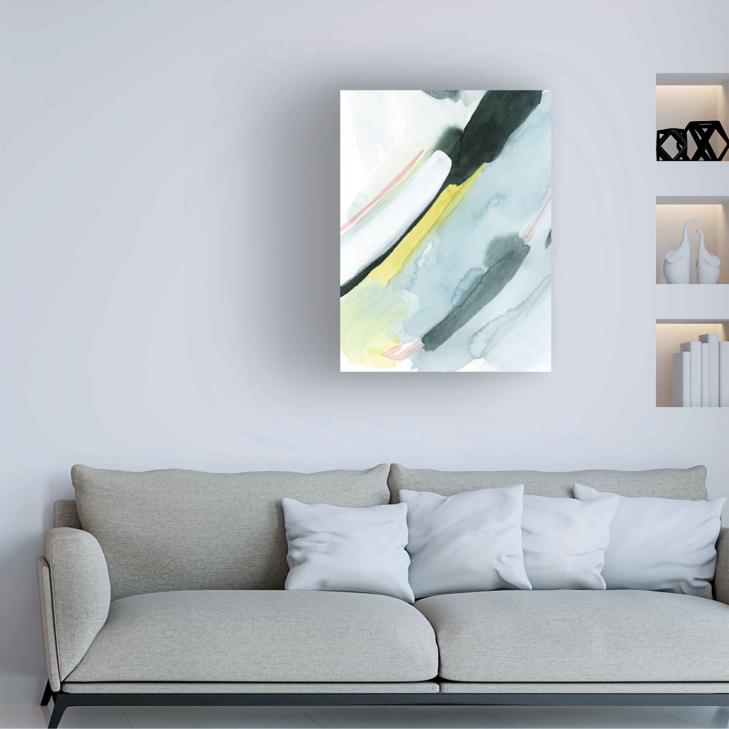 Grace Popp 'Pastel Sunrise III' Canvas Art