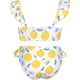 thumbnail image 2 of Niña Bikini Volante Piña Impresión Linda Dos Piezas Traje De Baño Conjunto Limón blanco 10 Años Limón blanco 10 Años Xishao ropa, 2 of 2