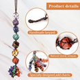 thumbnail image 4 of 7 Chakra Healing Crystal Hanging Decor Chakra Car Crystal Hanging Decorations Car Hanging Ornament Chakra Hanging Decor Chakra Ornament Chakra Stones, 4 of 5