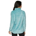thumbnail image 3 of Avalanche Women's 1/4 Zip Mock Neck Textured Sherpa Pullover With Pockets, 3 of 5