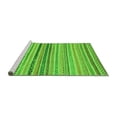thumbnail image 2 of Ahgly Company Machine Washable Indoor Rectangle Abstract Green Modern Area Rugs, 7' x 9', 2 of 4