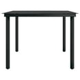 thumbnail image 5 of vidaXL 9 Piece Garden Dining Set Black, 5 of 5