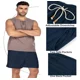 thumbnail image 3 of Bermuda Short Casual Playa De Algodón Y Lino Para Hombre, 3 of 8