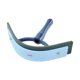 thumbnail image 1 of HySHINE - Raspador Pro Groom de sudor para caballos (Azul marino/Azul claro), 1 of 2