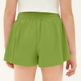 thumbnail image 6 of HAOTAGS Teen Girls Skorts, Casual Drawstring High Wasit Summer Outdoor Sport Shorts Green 10 Years, 6 of 8