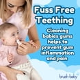 thumbnail image 2 of Brush-Baby Dental Wipes, Biodegradable Baby Gum and Tooth Wipes for Newborns and Toddlers, Pack of 28, 2 of 7