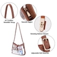 thumbnail image 6 of FALAN MULE Clear Crossbody Bag for Women, Small Transparent Shoulder Purse for Concerts and Sports Events, 6 of 7