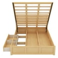 thumbnail image 4 of Bellemave Full Size Lift Up Storage Bed, Wood Platform Bed with 2 Storage Drawers, Full Size Bed Frame with Hydraulic Storage System, No Box Spring Needed, Easy Assembly, Natural, 4 of 9